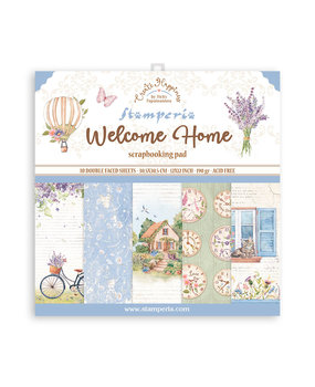 Stamperia Create Happiness Welcome Home 12x12 Inch Paper Pack (SBBL129) (DISCONTINUED) Stamperia Create Happiness Welcome Home 12x12 Inch Paper Pack (SBBL129) (DISCONTINUED)