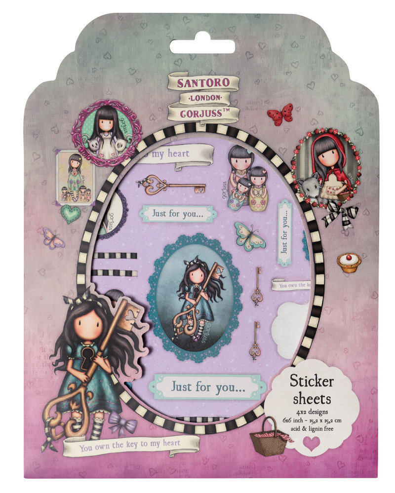 Studio Light Gorjuss Sticker Sheets (GOR-ES-STIC08) (OUTLET) Studio Light Gorjuss Sticker Sheets (GOR-ES-STIC08) (OUTLET)