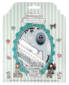 Studio Light Gorjuss Embellishment Set: Paper, Pearls & Ribbon (GOR-ES-DCS01) (OUTLET)