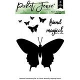 Picket Fence Studios Flaunt Butterfly 4x6 Inch Metal Die (PFSD-265) (OUTLET)