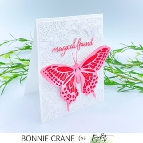 Picket Fence Studios Flaunt Butterfly 4x6 Inch Metal Die (PFSD-265) (OUTLET) Picket Fence Studios Flaunt Butterfly 4x6 Inch Metal Die (PFSD-265) (OUTLET)