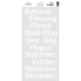 Doodlebug Design Daily Doodles Calendar Months Stickers (4938) (DISCONTINUED)