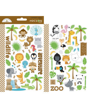 Doodlebug Design At the Zoo Mini Icons Stickers (5712) (DISCONTINUED) Doodlebug Design At the Zoo Mini Icons Stickers (5712) (DISCONTINUED)