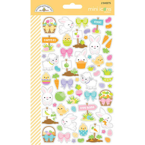 Doodlebug Design Hoppy Easter Mini Icons Stickers (6256) (DISCONTINUED)