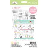 Doodlebug Design Day to Day Calendar Numbers Stickers (8061) (DISCONTINUED)