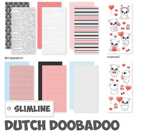 Dutch Doobadoo Crafty Kit Slimline Sweet Polar Bears (473.005.037) (DISCONTINUED) Dutch Doobadoo Crafty Kit Slimline Sweet Polar Bears (473.005.037) (DISCONTINUED)