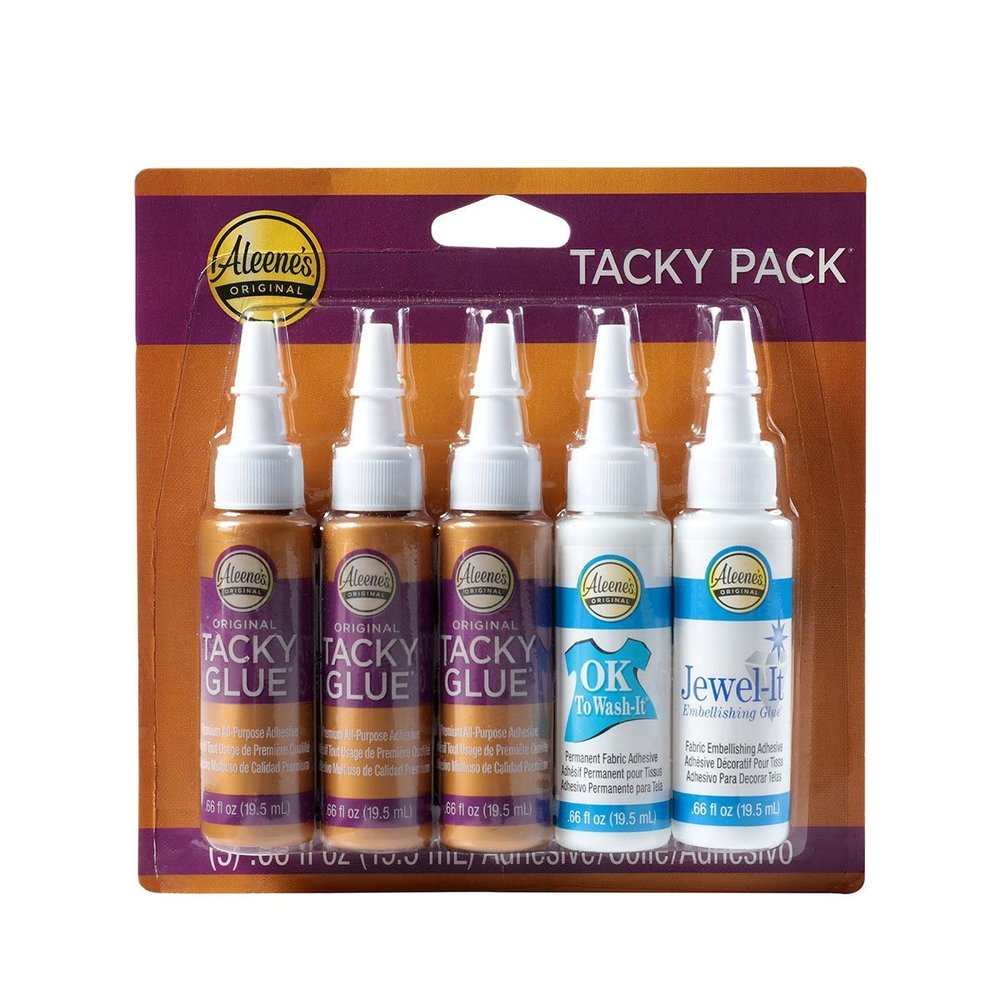 Aleene's Tacky Pack Original/OK Wash-It/Jewel-It 5x0.66 fl oz (24354) (DISCONTINUED) Aleene's Tacky Pack Original/OK Wash-It/Jewel-It 5x0.66 fl oz (24354) (DISCONTINUED)