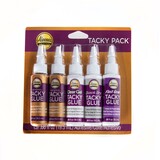 Aleene's Tacky Pack Original/Clear Gel/Fast Grab/Quick Dry 5x0.66 fl oz (25115)