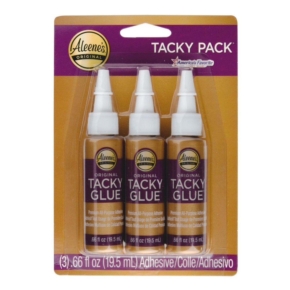 Aleene's Tacky Pack Original Tacky Glue 3x0.66 fl oz (25804