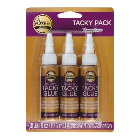 Aleene's Tacky Pack Original Tacky Glue 3x0.66 fl oz (25804)