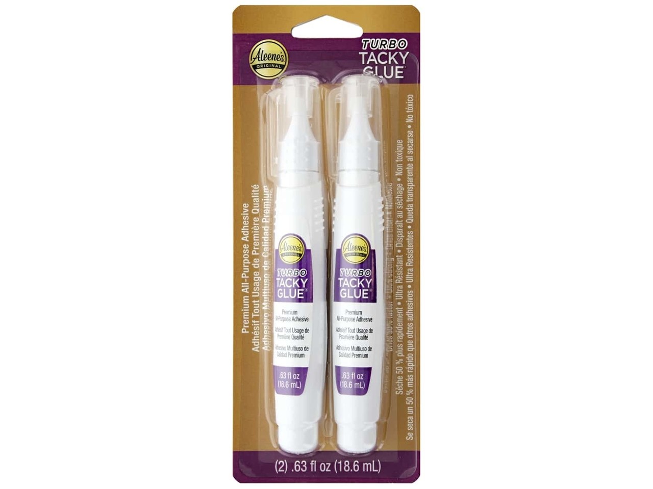 Aleene's Turbo Tacky Glue Pen 2x0.63 fl oz (29617) Aleene's Turbo Tacky Glue Pen 2x0.63 fl oz (29617)
