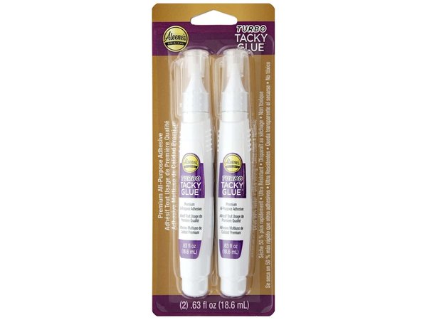 Aleene's Turbo Tacky Glue Pen 2x0.63 fl oz (29617) Aleene's Turbo Tacky Glue Pen 2x0.63 fl oz (29617)