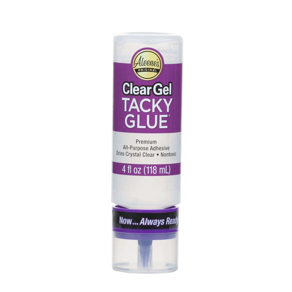 Aleene's Clear Gel Tacky Glue No-Cut Tip 4 fl oz (33151)