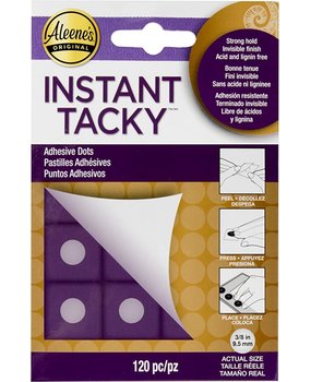 Aleene's Instant Tacky Adhesive Dots 3/8 Inch (120pcs) (33186) (DISCONTINUED) Aleene's Instant Tacky Adhesive Dots 3/8 Inch (120pcs) (33186) (DISCONTINUED)