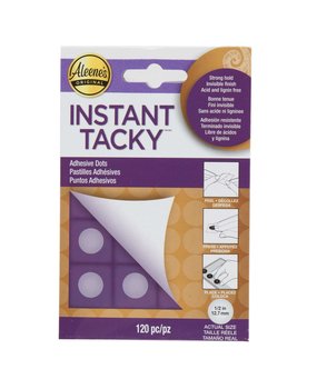 Aleene's Instant Tacky Adhesive Dots 1/2 Inch (120pcs) (33187) (DISCONTINUED) Aleene's Instant Tacky Adhesive Dots 1/2 Inch (120pcs) (33187) (DISCONTINUED)
