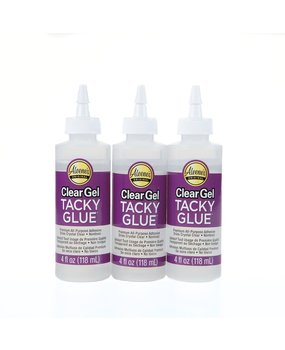 Aleene's Clear Gel Tacky Glue 3x4 fl oz (37224) (DISCONTINUED) Aleene's Clear Gel Tacky Glue 3x4 fl oz (37224) (DISCONTINUED)