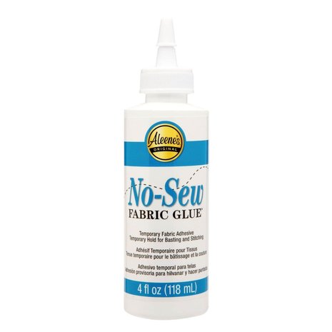 Aleene's No-Sew Fabric Glue 4 fl oz (15626ALN) (DISCONTINUED) Aleene's No-Sew Fabric Glue 4 fl oz (15626ALN) (DISCONTINUED)