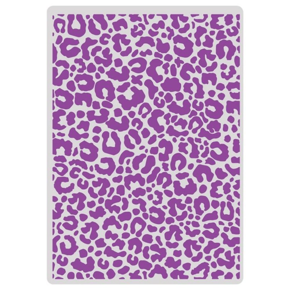 Gemini Textured Leopard Print 2D Embossing Folder (GEM-EF5-LEOPRIN) (DISCONTINUED) Gemini Textured Leopard Print 2D Embossing Folder (GEM-EF5-LEOPRIN) (DISCONTINUED)