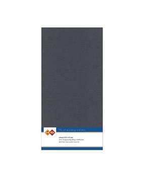 Card Deco Linen Cardstock Square Dark Grey (10pcs) (LKK-4K36)