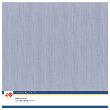 Card Deco Linen Cardstock 30,5x30,5 cm Old Blue (10pcs) (LKK-SC52) Card Deco Linen Cardstock 30,5x30,5 cm Old Blue (10pcs) (LKK-SC52)