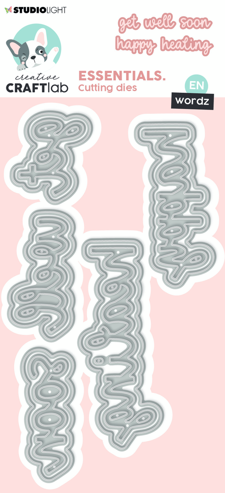 Creative Craftlab Essentials Cutting Dies Wordz Get Well (EN) (CCL-ES-CD479) (OUTLET) Creative Craftlab Essentials Cutting Dies Wordz Get Well (EN) (CCL-ES-CD479) (OUTLET)