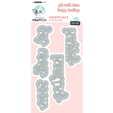 Creative Craftlab Essentials Cutting Dies Wordz Get Well (EN) (CCL-ES-CD479) (OUTLET)