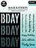 Bday Sentiments Essentials Mask & Stamp (SL-ES-MST02) (OUTLET)