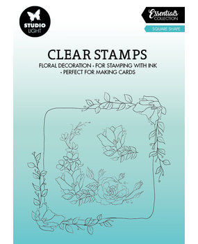 Studio Light Square Shape Essentials Clear Stamps (SL-ES-STAMP362) (OUTLET)