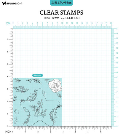 Studio Light Small Star Essentials Clear Stamps (SL-ES-STAMP366) (OUTLET)