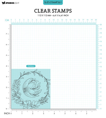 Studio Light Small Circle Essentials Clear Stamps (SL-ES-STAMP361) (OUTLET)