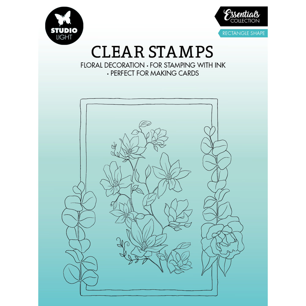 Rectangle Shape Stamp Rectangle Shape Essentials Clear Stamps (SL-ES-STAMP364) - Craftlines B.V.