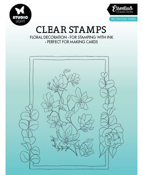 Studio Light Rectangle Shape Essentials Clear Stamps (SL-ES-STAMP364) (OUTLET)
