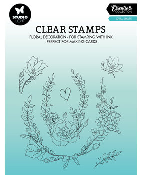 Studio Light Oval Shape Essentials Clear Stamps (SL-ES-STAMP363) (OUTLET)