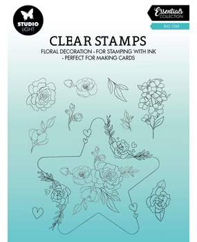 Studio Light Big Star Essentials Clear Stamps (SL-ES-STAMP367) (OUTLET)
