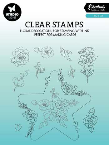 Studio Light Big Star Essentials Clear Stamps (SL-ES-STAMP367) (OUTLET)