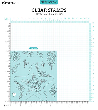 Studio Light Big Star Essentials Clear Stamps (SL-ES-STAMP367) (OUTLET)