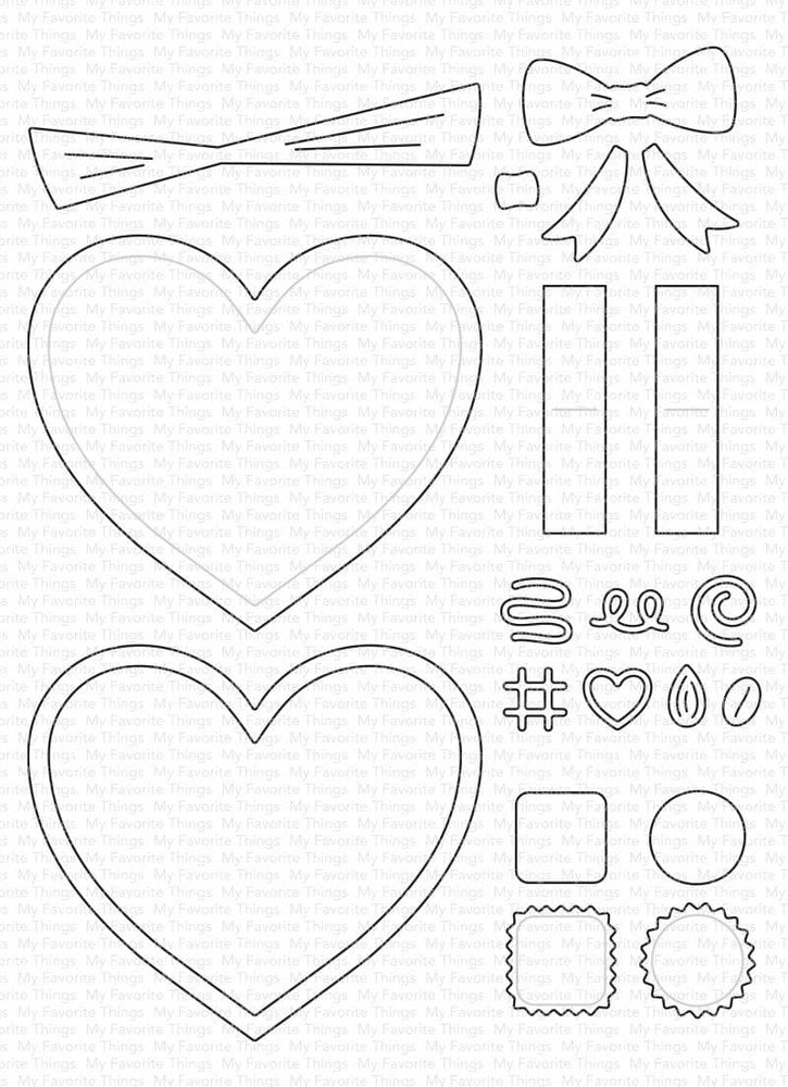 My Favorite Things Box of Chocolates Die-Namics (MFT-2466) (OUTLET)
