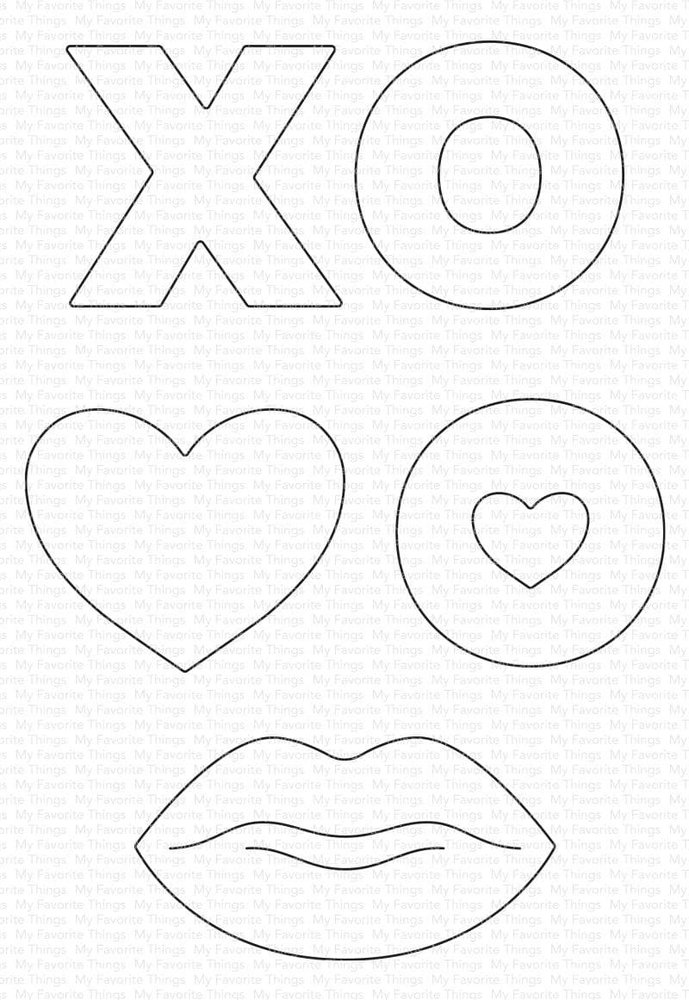 My Favorite Things Love Icons Die-Namics (MFT-2465) (OUTLET)