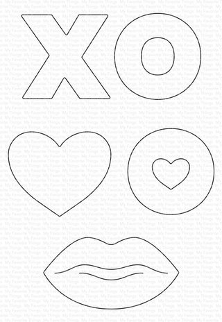 My Favorite Things Love Icons Die-Namics (MFT-2465) (OUTLET)
