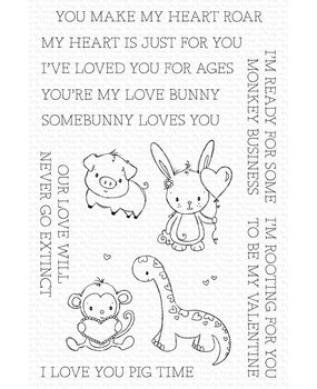 My Favorite Things My Punny Valentine Clear Stamps (RAM-048) (OUTLET)