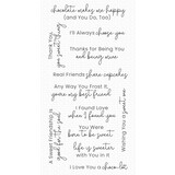 My Favorite Things Sweet Nothings Clear Stamps (CS-754) (OUTLET)