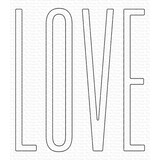 My Favorite Things Tall Love Die-Namics (MFT-2462) (OUTLET)