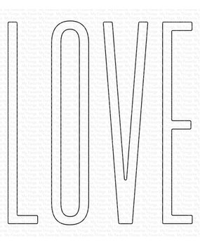 My Favorite Things Tall Love Die-Namics (MFT-2462) (OUTLET)