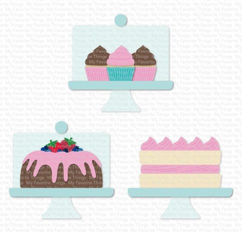 My Favorite Things Dessert on Display Die-Namics (MFT-2468) (OUTLET)