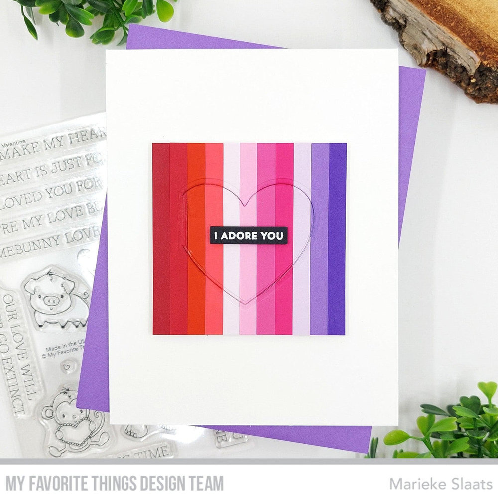 My Favorite Things Itty Bitty Love Notes Clear Stamps (CS-753) (OUTLET)