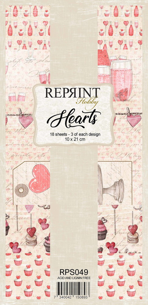 Reprint Hearts Slimline Paper Pack (RPS049) (DISCONTINUED) Reprint Hearts Slimline Paper Pack (RPS049) (DISCONTINUED)