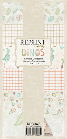 Reprint Dinos Slimline Paper Pack (RPS047) (DISCONTINUED) Reprint Dinos Slimline Paper Pack (RPS047) (DISCONTINUED)