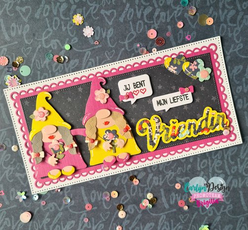 CarlijnDesign Snijmallen Gnome Set 4 Vrouw (CDSN-0203) (DISCONTINUED)