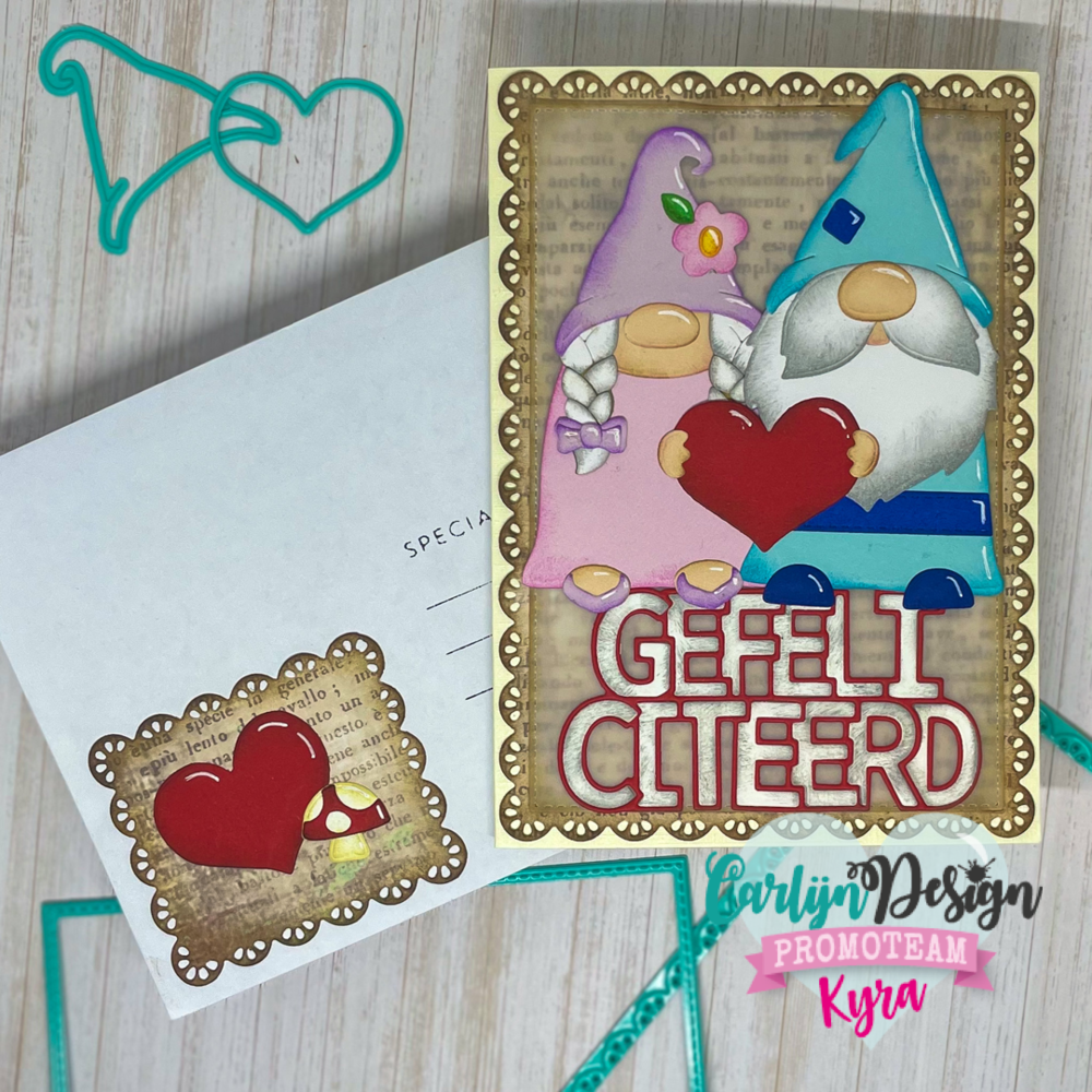 CarlijnDesign Dies Gnome Set 4 Girlfriend (CDSN-0203) (DISCONTINUED) CarlijnDesign Dies Gnome Set 4 Girlfriend (CDSN-0203) (DISCONTINUED)