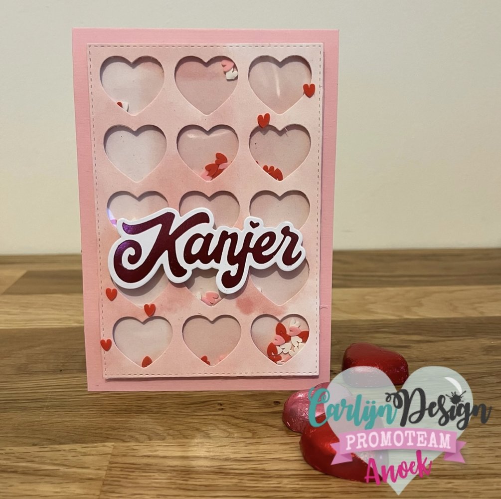 CarlijnDesign Snijmallen Grote Teksten 6 Kanjer (CDSN-0205) (DISCONTINUED)